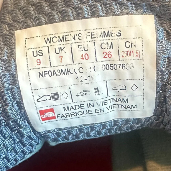 The North Face Ultra Fastpack III Hiking Outdoor Trail Shoes Size 9 Women's - Picture 13 of 13